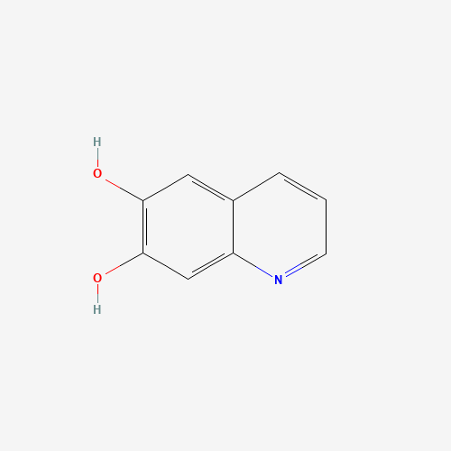 6-hydroxy-1H-quinolin-7-one (CAS: 128133-82-4) - Chemical Structure and Molecular Formula 