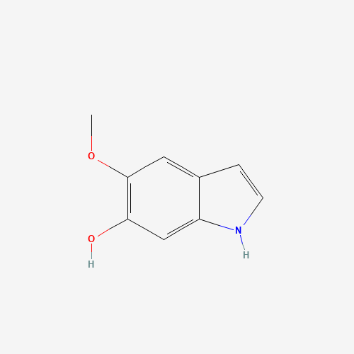 5-methoxy-1H-indol-6-ol (CAS: 2380-82-7) - Chemical Structure and Molecular Formula 