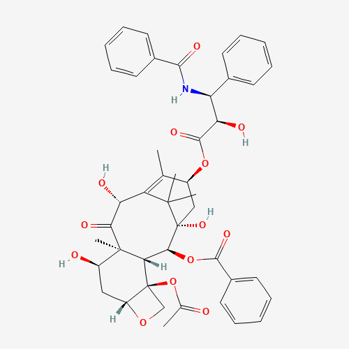 7-EPI-10-DEACETYL-TAXOL (CAS: 111149-94-1) - Chemical Structure and Molecular Formula 