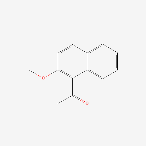 1-(2-methoxynaphthalen-1-yl)ethanone (CAS: 646516-92-9) - Chemical Structure and Molecular Formula 