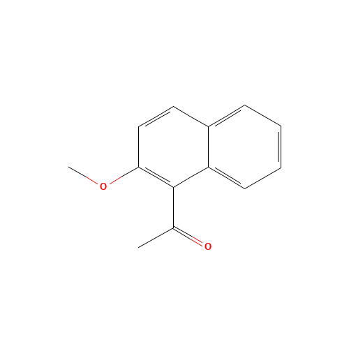 1-(2-methoxynaphthalen-1-yl)ethanone (CAS: 646516-92-9) - Chemical Structure and Molecular Formula 