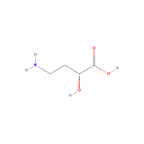 (2R)-4-Amino-2-hydroxybutyric acid (CAS: 31771-40-1) - Chemical Structure and Molecular Formula 
