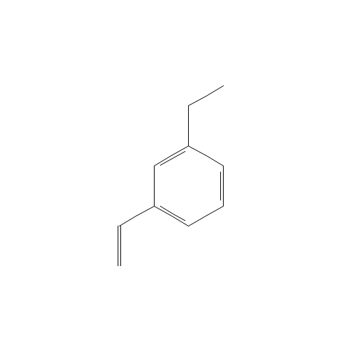 3-ethylstyrene (CAS: 7525-62-4) - Chemical Structure and Molecular Formula 