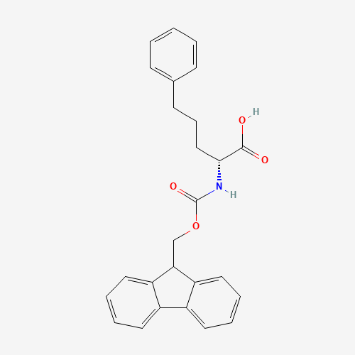 (2R)-2-(9H-fluoren-9-ylmethoxycarbonylamino)-5-phenylpentanoic acid (CAS: 1217731-48-0) - Related Chemical Product