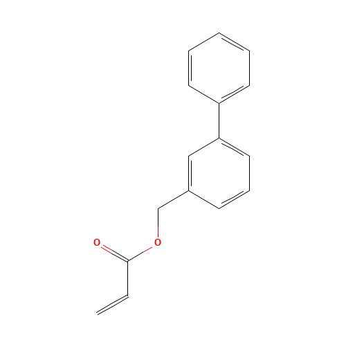 m-Phenylbenzyl acrylate (CAS: 1373162-83-4) - Chemical Structure and Molecular Formula 