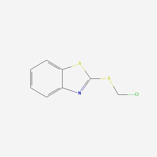 2-(chloromethylsulfanyl)-1,3-benzothiazole chemical structure 2-(chloromethylsulfanyl)-1,3-benzothiazole (CAS: 28908-00-1) - Chemical Structure and Molecular Formula