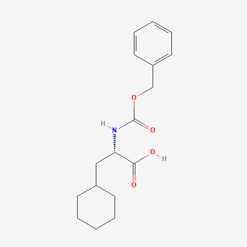 Z-3-CYCLOHEXYL-L-ALANINE (CAS: 25341-42-8) - Chemical Structure and Molecular Formula 