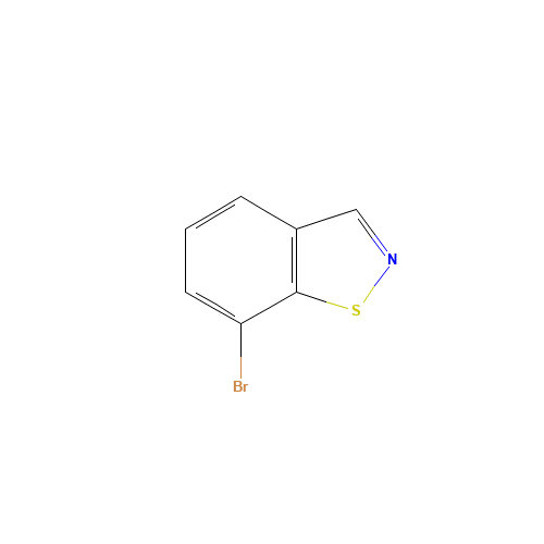 7-bromo-1,2-benzothiazole (CAS: 139036-97-8) - Chemical Structure and Molecular Formula 
