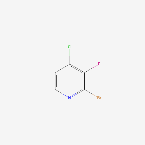 2-Bromo-4-chloro-3-fluoropyridine (CAS: 1155847-42-9) - Chemical Structure and Molecular Formula 