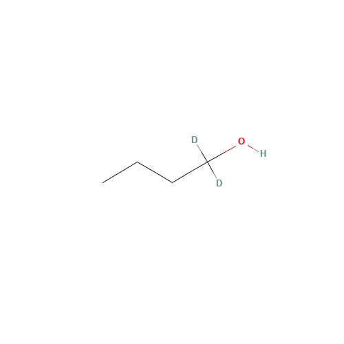 1,1-dideuteriobutan-1-ol (CAS: 32586-14-4) - Chemical Structure and Molecular Formula 