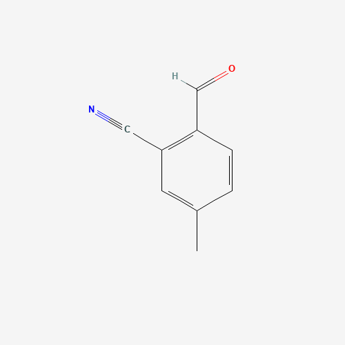 2-formyl-5-methylbenzonitrile (CAS: 27613-33-8) - Chemical Structure and Molecular Formula 