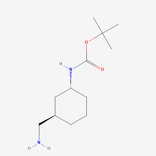 tert-butyl N-[(1R,3R)-3-(aminomethyl)cyclohexyl]carbamate (CAS: 1222709-27-4) - Related Chemical Product