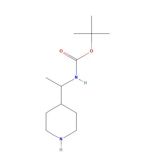 tert-butyl N-(1-piperidin-4-ylethyl)carbamate (CAS: 863560-23-0) - Related Chemical Product