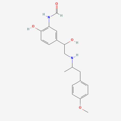 N-[2-hydroxy-5-[1-hydroxy-2-[1-(4-methoxyphenyl)propan-2-ylamino]ethyl]phenyl]formamide (CAS: 128954-45-0) - Related Chemical Product