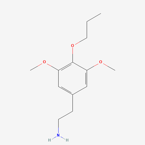 3,5-Dimethoxy-4-propoxybenzeneethanaminium (CAS: 39201-78-0) - Chemical Structure and Molecular Formula 