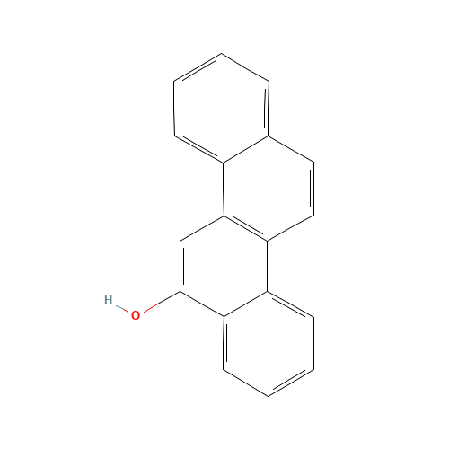 chrysen-6-ol (CAS: 37515-51-8) - Chemical Structure and Molecular Formula 