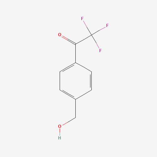 2,2,2-trifluoro-1-[4-(hydroxymethyl)phenyl]ethanone (CAS: 87437-75-0) - Chemical Structure and Molecular Formula 