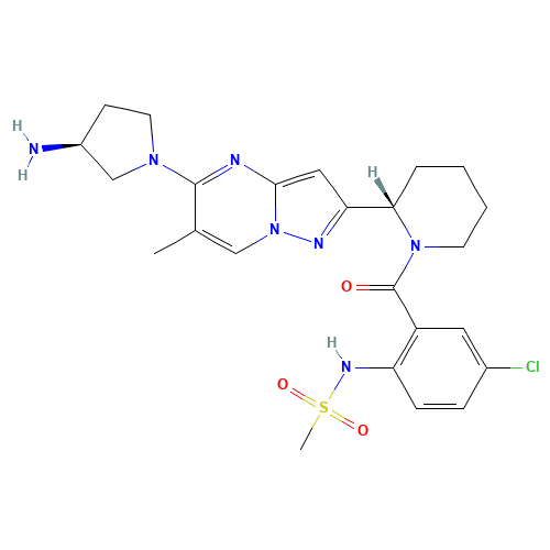 Presatovir (CAS: 1353625-73-6) - Chemical Structure and Molecular Formula 