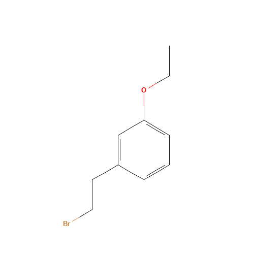 1-(2-bromoethyl)-3-ethoxybenzene (CAS: 1342391-53-0) - Chemical Structure and Molecular Formula 