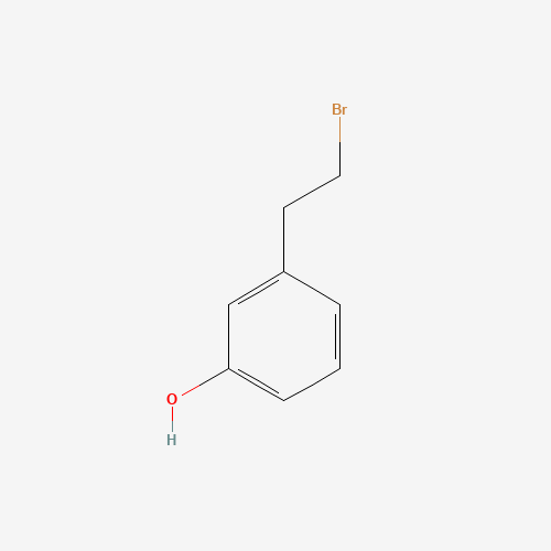 3-(2-Bromoethyl)phenol (CAS: 52059-50-4) - Chemical Structure and Molecular Formula 
