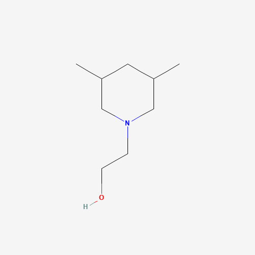 2-(3,5-dimethylpiperidin-1-yl)ethan-1-ol (CAS: 1153189-76-4) - Chemical Structure and Molecular Formula 