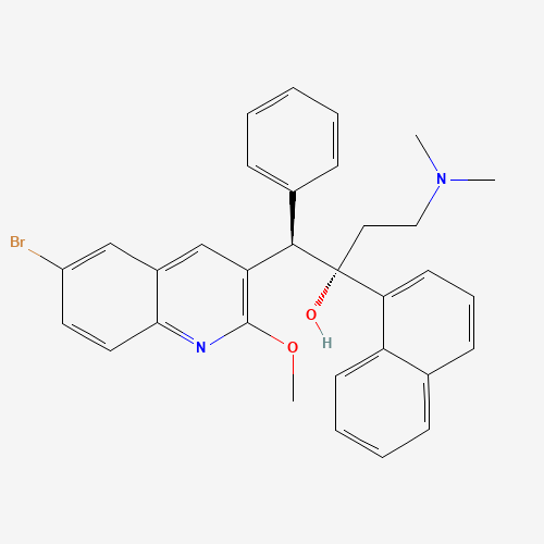 (αR,βS)-rel-Bedaquiline (CAS: 654653-93-7) - Chemical Structure and Molecular Formula 