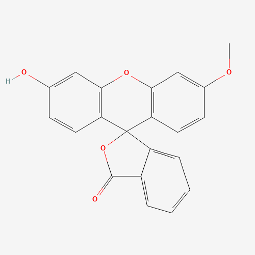 3-O-METHYLFLUORESCEIN (CAS: 65144-30-1) - Chemical Structure and Molecular Formula 