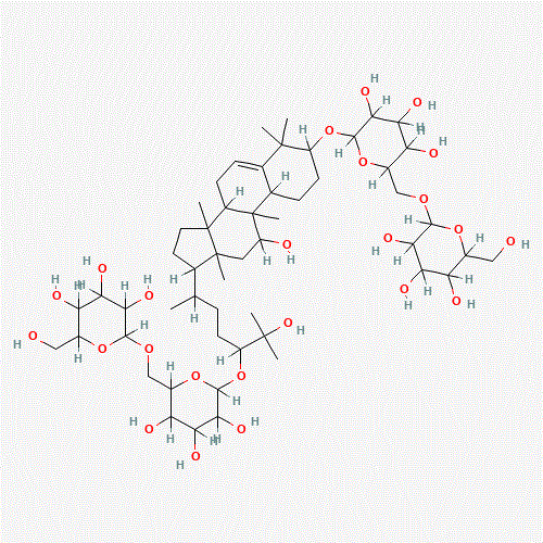 Mogroside IVa (CAS: 88901-41-1) - Chemical Structure and Molecular Formula 