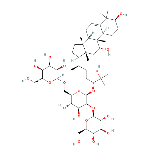 Mogroside ⅢA1 (CAS: 88901-42-2) - Chemical Structure and Molecular Formula 