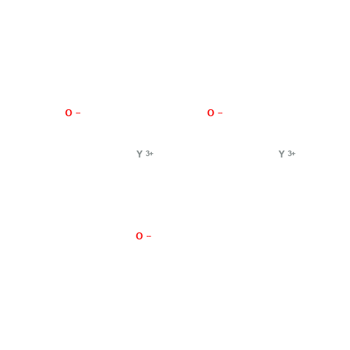 YTTRIUM(III) OXIDE (CAS: 1314-36-9) - Chemical Structure and Molecular Formula 