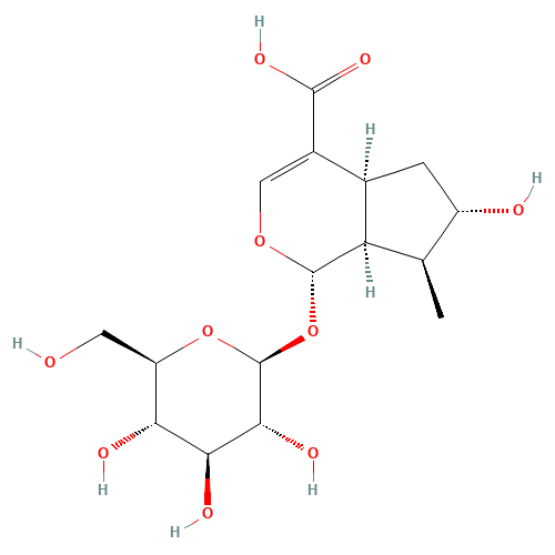 8-Epi-Loganic acid (CAS: 82509-41-9) - Chemical Structure and Molecular Formula 