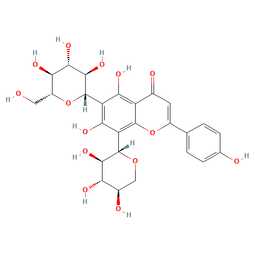 Vicenin III (CAS: 59914-91-9) - Chemical Structure and Molecular Formula 