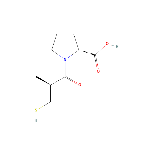 D-captopril (CAS: 119238-52-7) - Chemical Structure and Molecular Formula 
