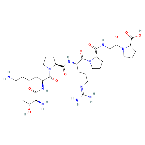 Selank peptide (CAS: 129954-34-3) - Chemical Structure and Molecular Formula 