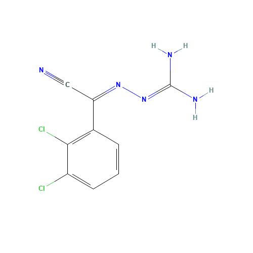 (E)-2,3-dichloro-N-(diaminomethylene)benzohydrazonoyl cyanide (CAS: 94213-24-8) - Related Chemical Product