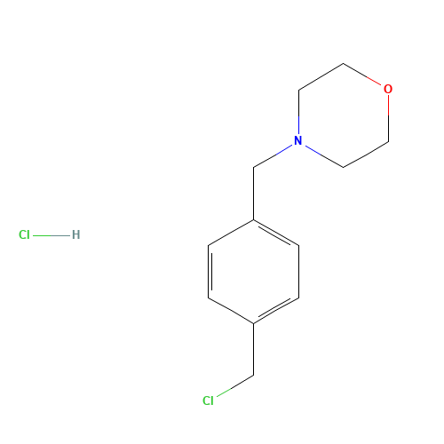 (4-{[4 (chloromethyl) phenyl]methyl}morpholine hydrochloride) (CAS: 1226917-12-9) - Related Chemical Product