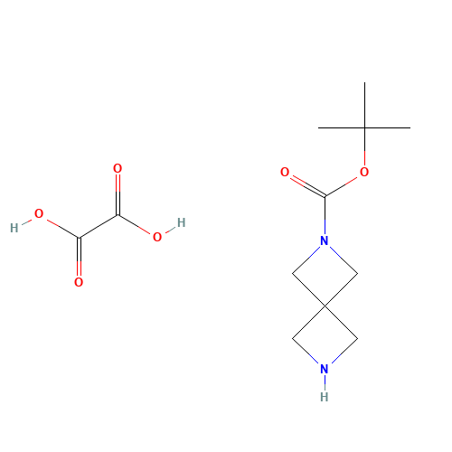 tert-Butyl 2,6-diazaspiro[3.3]heptane-2-carboxylate oxalate (CAS: 1227382-01-5) - Chemical Structure and Molecular Formula 