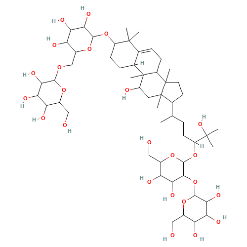 Mogroside IVe (CAS: 88915-64-4) - Chemical Structure and Molecular Formula 