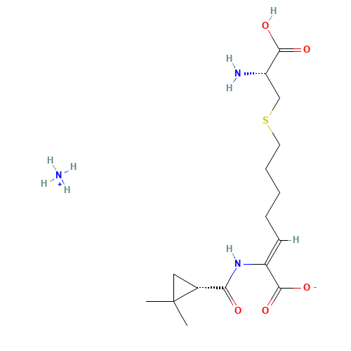 Cilastatin ammonium salt (CAS: 877674-82-3) - Chemical Structure and Molecular Formula 