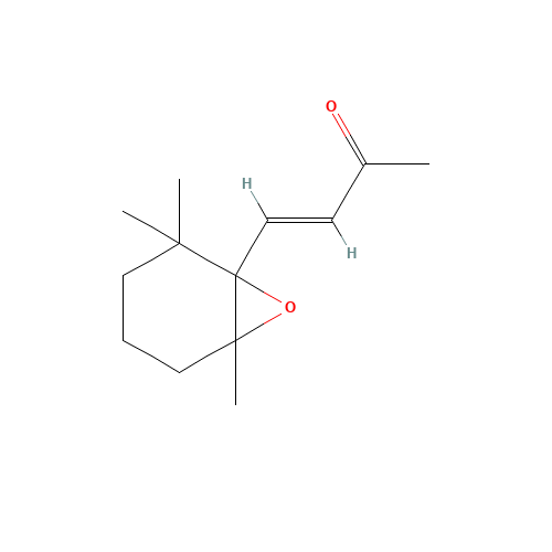 β-ionone 5,6-epoxide (CAS: 23267-57-4) - Chemical Structure and Molecular Formula 