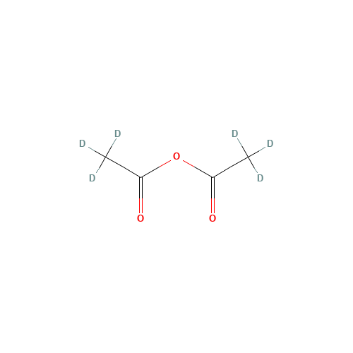 ACETIC ANHYDRIDE-D6 (CAS: 16649-49-3) - Chemical Structure and Molecular Formula 