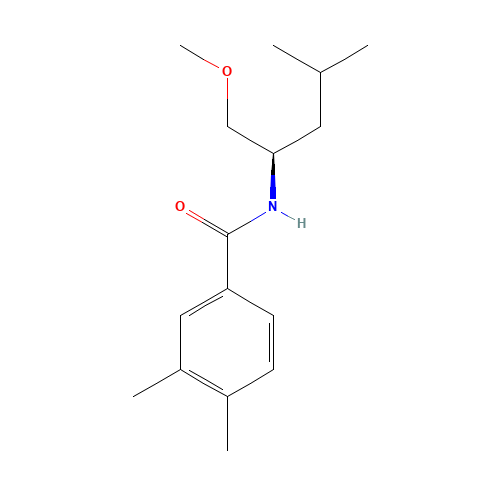 Methoxymethylpentanyldimethylbenzamide (CAS: 851669-60-8) - Chemical Structure and Molecular Formula 