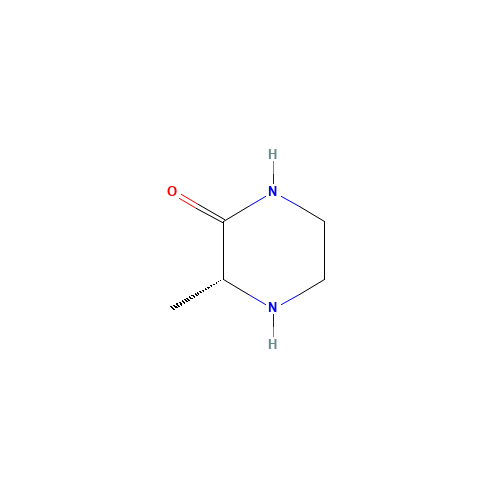 (R)-3-METHYL-2-KETOPIPERAZINE (CAS: 922178-61-8) - Chemical Structure and Molecular Formula 