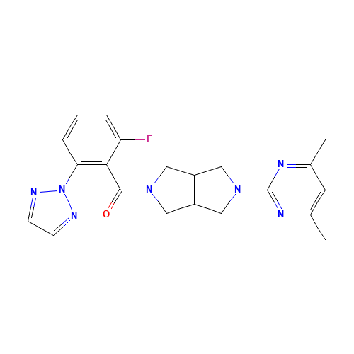 Seltorexant (CAS: 1293281-49-8) - Chemical Structure and Molecular Formula 