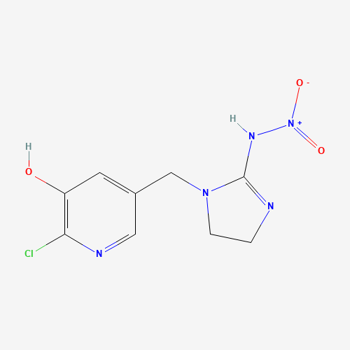 N-[1-[(6-chloro-5-hydroxypyridin-3-yl)methyl]-4,5-dihydroimidazol-2-yl]nitramide (CAS: 380912-09-4) - Related Chemical Product