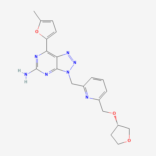 Ciforadenant (CAS: 1202402-40-1) - Chemical Structure and Molecular Formula 