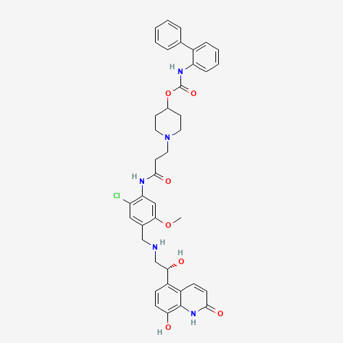 Batefenterol (CAS: 743461-65-6) - Chemical Structure and Molecular Formula 