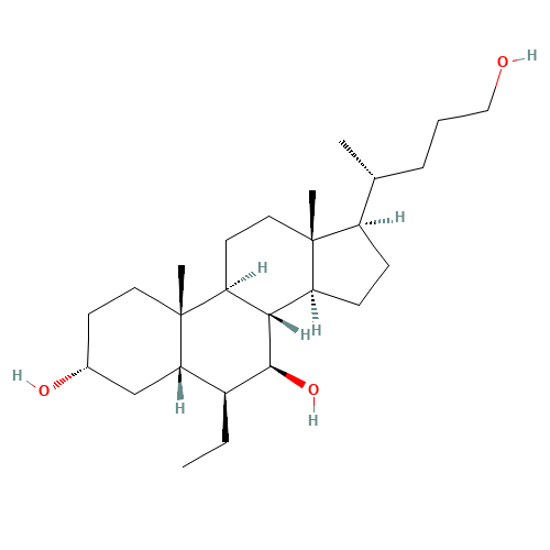 (3R,5S,6S,7S,8S,9S,10S,13R,14S,17R)-6-ethyl-17-((R)-5-hydroxypentan-2-yl)-10,13-dimethylhexadecahydro-1H-cyclopenta[a]phenanthrene-3,7-diol (CAS: 1632118-69-4) - Related Chemical Product