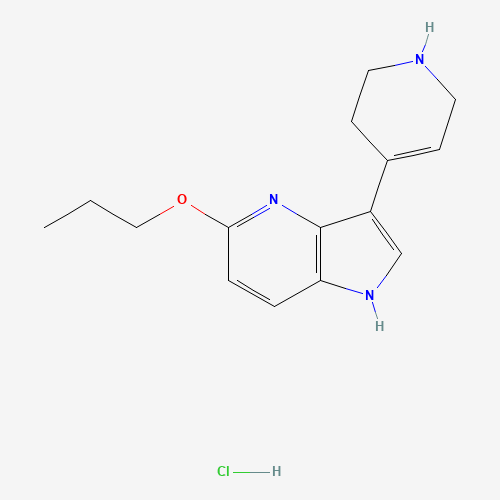 CP 94253 hydrochloride (CAS: 845861-39-4) - Chemical Structure and Molecular Formula 