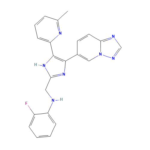 Vactosertib (CAS: 1352608-82-2) - Chemical Structure and Molecular Formula 